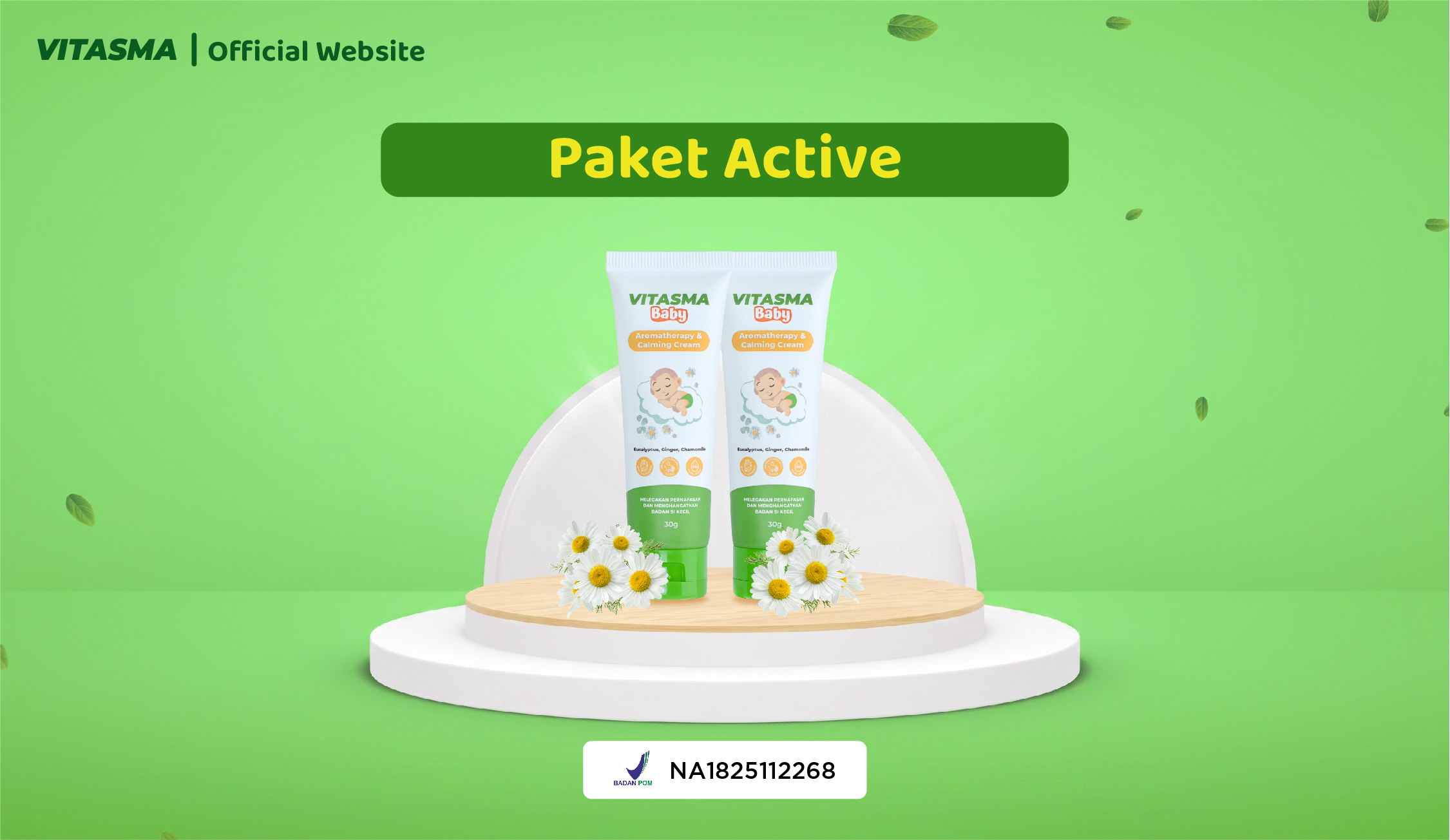 Vitasma Baby Cream Paket Active 2 Pcs